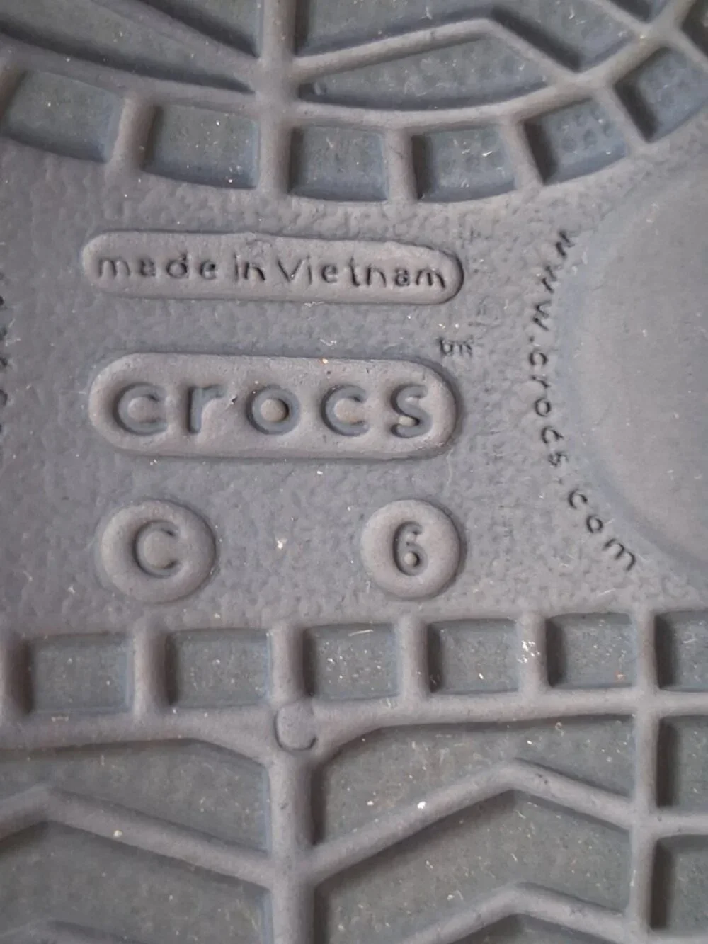 Toddler Unisex Navy Blue Crocs C6 Open Toe Sandals Pre-Owned